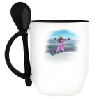 Кружка с ложкой