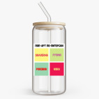 Банка с бамбуковой крышкой