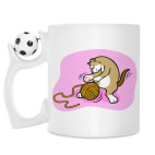 Кружка с футбольным мячиком