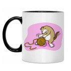 Кружка двухцветная