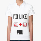 Женская рубашка поло