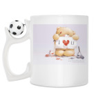 Кружка с футбольным мячиком