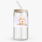 Банка с бамбуковой крышкой