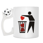 Кружка с футбольным мячиком