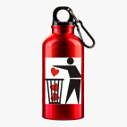 Металлическая бутылка 400 мл UV-DTF