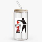 Банка с бамбуковой крышкой