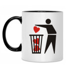 Кружка двухцветная