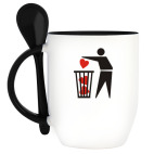 Кружка с ложкой