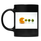 Кружка цветная UV-DTF