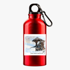 Металлическая бутылка 400 мл UV-DTF