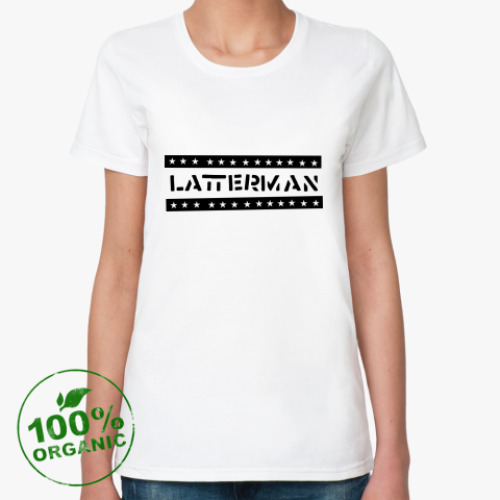 Женская футболка из органик-хлопка  Latterman