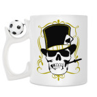 Кружка с футбольным мячиком
