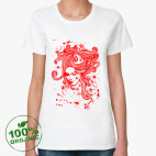 Женская футболка органик