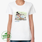 Женская футболка органик