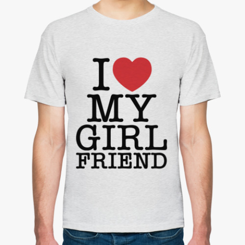 Футболка с принтом I love My Girl