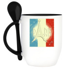 Кружка с ложкой