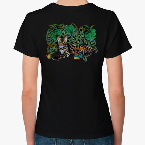 Женская футболка с принтом Бенгал