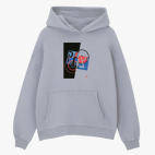 Толстовка худи оверсайз