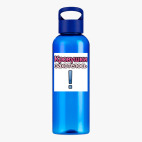 Прозрачная спортивная бутылка