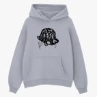 Толстовка худи оверсайз