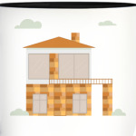 The house is two-storey