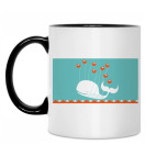 Кружка двухцветная