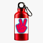 Металлическая бутылка 400 мл UV-DTF