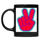 Кружка цветная UV-DTF