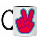 Кружка двухцветная