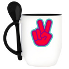 Кружка с ложкой