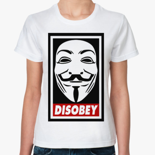 Классическая футболка Disobey