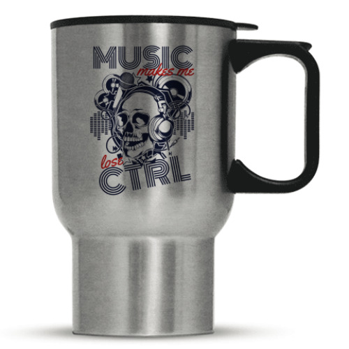 Кружка-термос Музыка заставляет меня терять