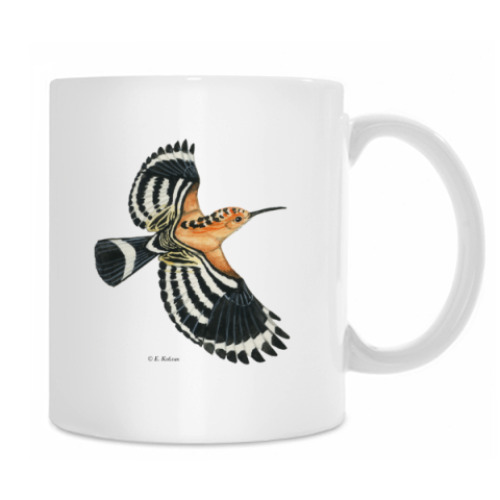 Кружка с принтом Удод