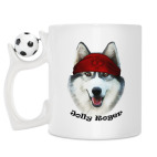 Кружка с футбольным мячиком