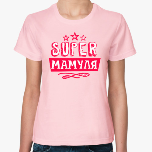 Женская футболка 'Супер мама'