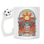 Кружка с футбольным мячиком