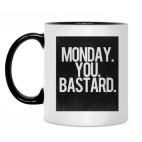 Кружка двухцветная