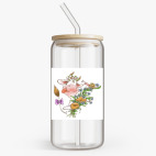 Банка с бамбуковой крышкой