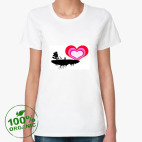 Женская футболка органик