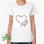 Женская футболка органик