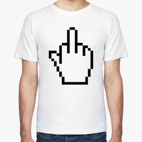Футболка с принтом Правильный курсор