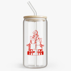 Банка с бамбуковой крышкой