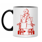 Кружка двухцветная