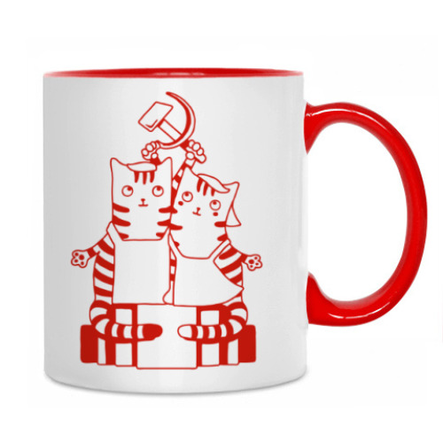 Кружка Котики ретро СССР