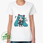 Женская футболка органик