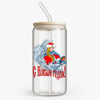 Банка с бамбуковой крышкой