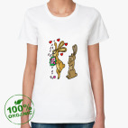 Женская футболка органик