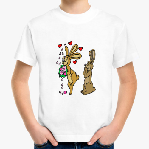 Детская футболка с принтом Моя зая