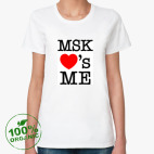 Женская футболка органик