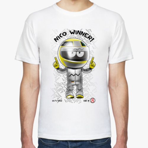 Футболка с принтом NICO WINNER